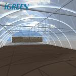 Agricultural Single Span Greenhouse Flowers And Vegetables Poly Film Greenhouse