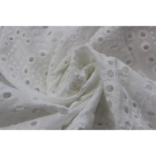 White Custom Womens Dresses / Lace And Embroidered Dress Soft Fabric BS191203