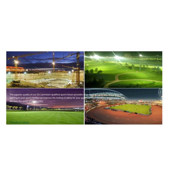 IK10 IP66 Stadium LED Flood Light Dustproof High Protection 600W 15Deg 6000K 160LM/W Aluminum For Golf Course