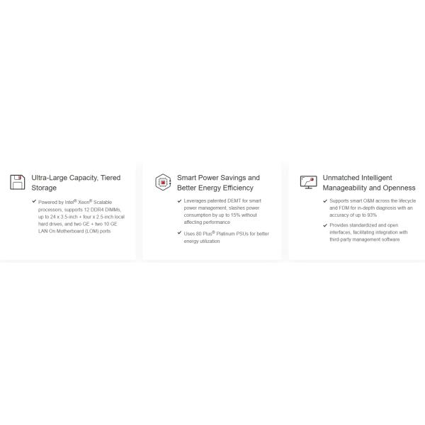 12 DDR4 FusionServer 2298 V5 Huawei Servers And Storage