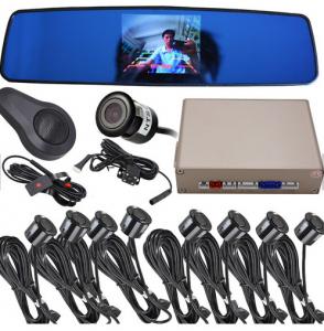 Quality Reliable Car Parking Sensor System With Camera , LCD Monitor Reverse Parking Sensor Kit wholesale