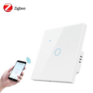 Quality CCC ZigBee Smart Switch AC240V Touch Wall Light Switch Timing wholesale