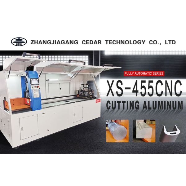 XS-455CNC-2A(2000mm) Double Servo Automatic Crosscutting Machine Cutting Pipe Aluminum