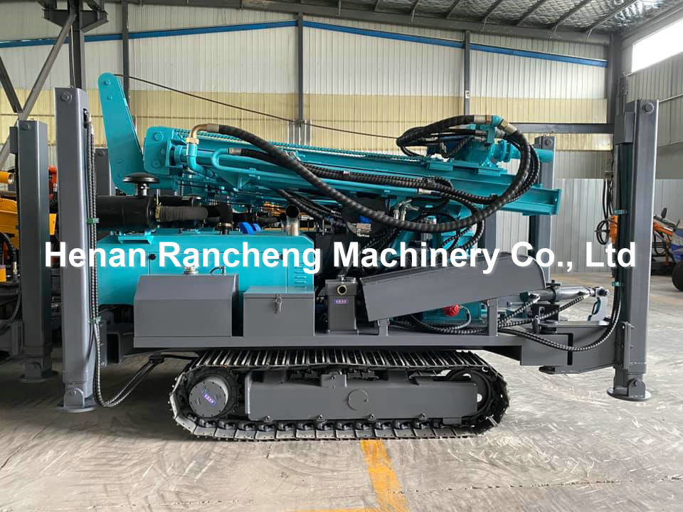 Multifunctional Crawler Borehole Artesian Wells 200m Water Well Drilling Rig Machine