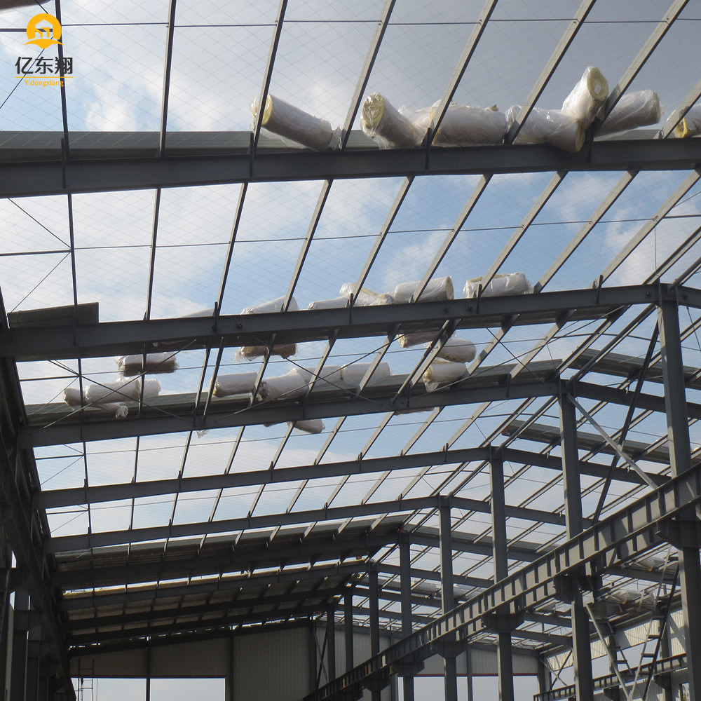 Modern Prefabricated Steel Structure Building With PU Sandwich Panel