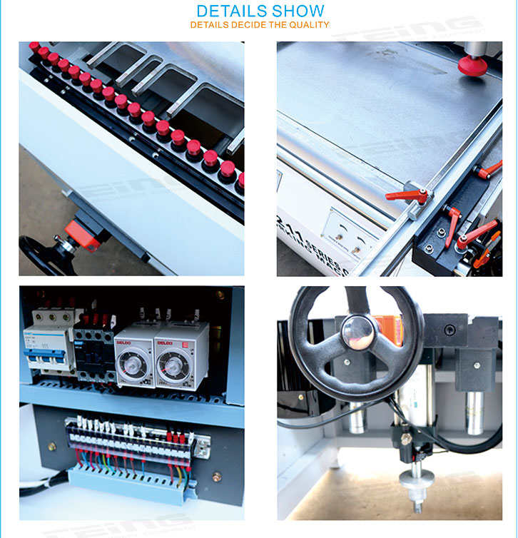 Wood Dowel Multi-Boring Drilling Machine Single Raw Drilling with CE ISO Certification