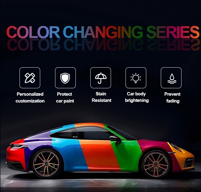 Ice Blue TPU PPF Anti Yellowing Durable Protection Car Paint Heat Resistant Long Lasting