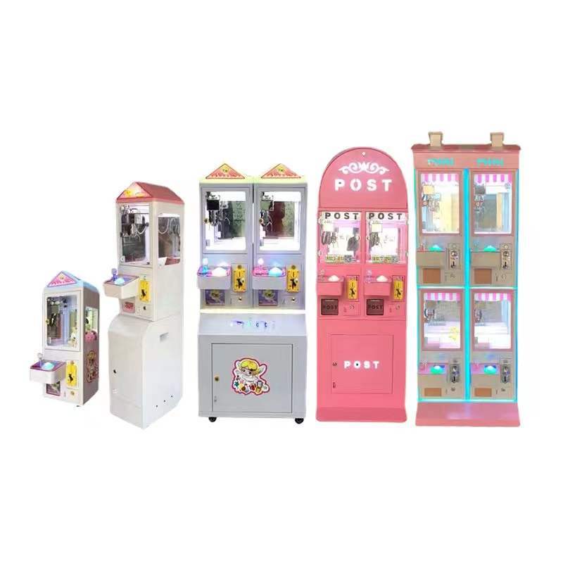1 Player Indoor Gift Crane Claw Machine with Mini Catch Doll Toy and 110V/220V Voltage