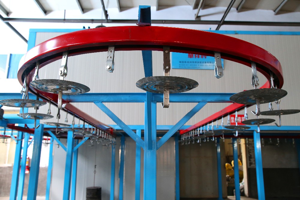 Adjustable Speed Automatic Powder Coating Machine High Productivity