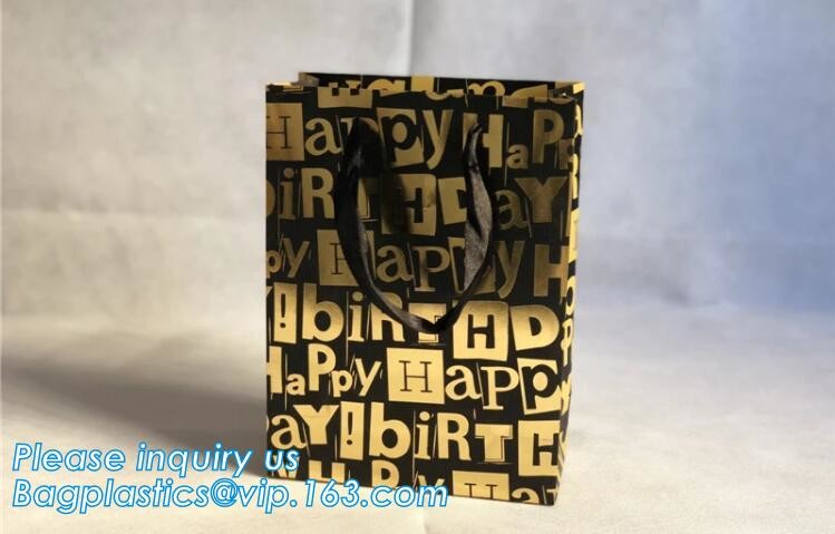 Custom Logo Printed New Style White Kraft Paper Bag With Twisted Handle,recyclable twist handle printed shopping brown k