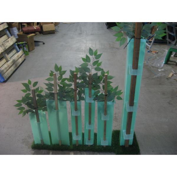 2mm - 4mm Corrugated PP Plastic Tree Guards Impact Resistance