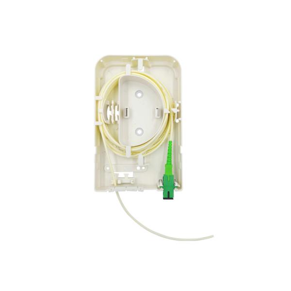 Desk Waterproof FTTH Distribution Box 1 Core 2 Cores SC Pigtail Adaptor