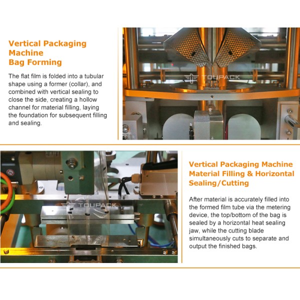 High Precision And Stable Operation High Speed 20-200 Bags/Min Multihead Weighing Packaging Machine For Small Bag Packaging