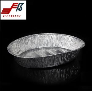 China Hard Temper Silver Foil Cooking Trays for Roasting Chicken on sale