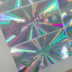Quality Gloss Laser Anti Counterfeiting Label Adhesive VOID Security Label ROHS wholesale