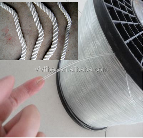 PP Monofilament Yarn 0.18MM 0.26MM Anti-Pilling Polypropylene Monofilament Yarn for Knitting and Weaving