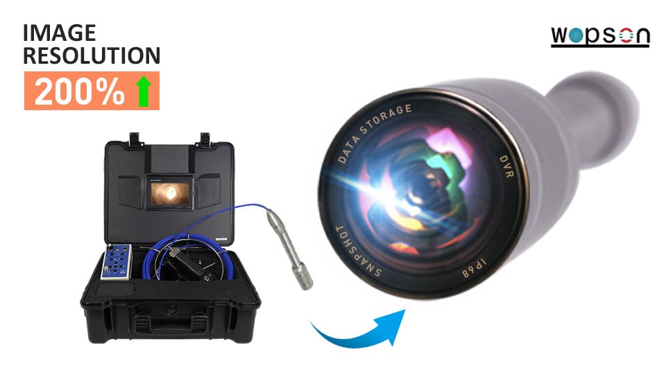 100ft inspection scope camera with 720P camera