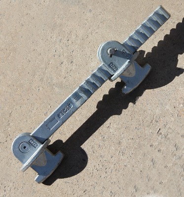 Container Lashing Parts Adjustable 260mm 380mm Container Bridge Fitting with DNV GL Approval