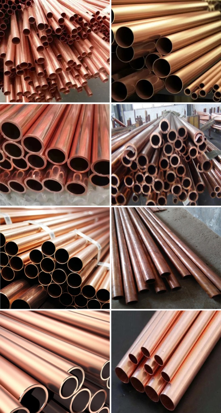 195MPa Ultimate Strength Copper AC Pipe with Affordable Prices and OD 1mm-914mm