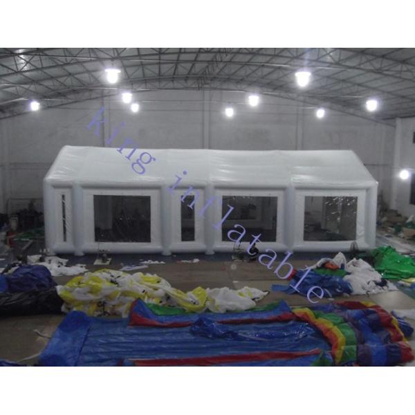 0.6mm Pvc Tarpaulin Air Sealed Inflatable White Tent For Event / Warehouse