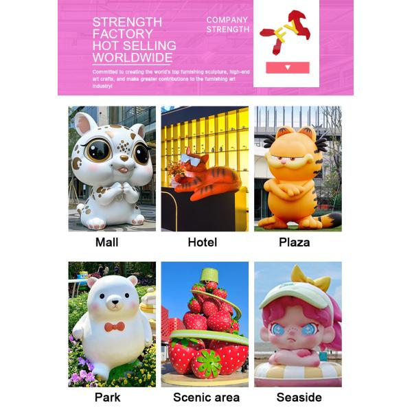 Europe Regional Resin Ice Cream Donut Props Fiberglass Candy Lollipop Sculpture For Art Collectible