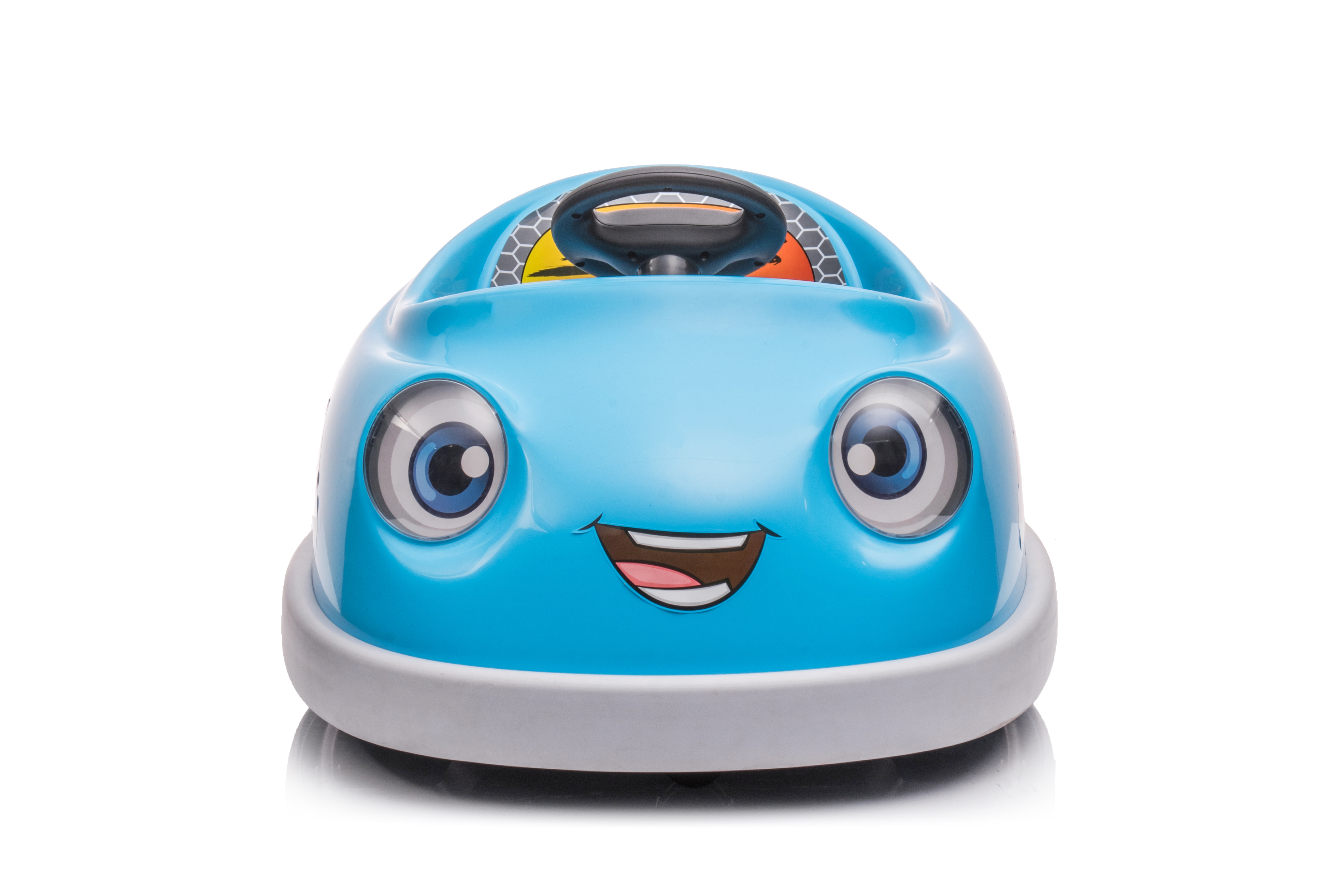 LED Lights Music and Power Display 6v Electric Ride on Bumper Car for Kids Aged 2-6 Years