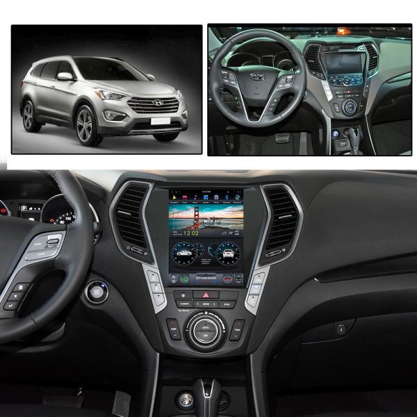 128G Santa Hyundai Head Unit PX6 Android 9 Car Stereo Single Din