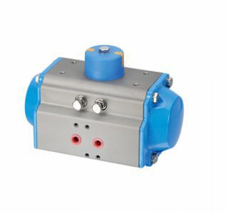 Double Acting Aluminum Alloy Pneumatic Rotary Actuator With High Cycle Life