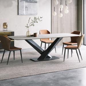 Quality Stainless Steel Home Dining Room Furnitures Table Height 78cm OEM ODM wholesale