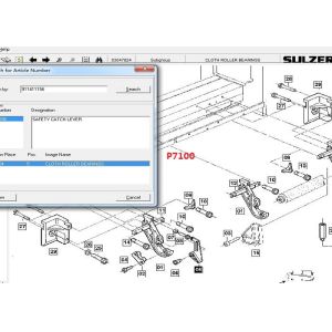 Safety Catch Lever Sulzer Loom Spare Parts Loom Replacement Parts
