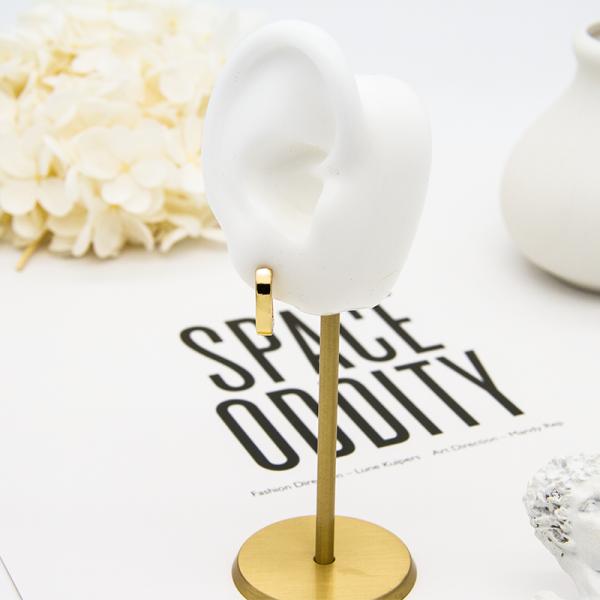 Minimalist Ladies 18k Stainless Steel Earring Jewelry Square Geometric Shape Earrings