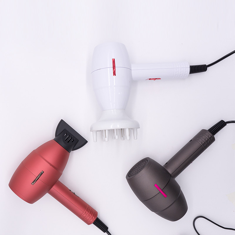 Pink Color Fashion Cylindrical Type OEM Custom Light Weight Hair Dryer Mini Dual Voltage Blow Dryer With Overheating Pro