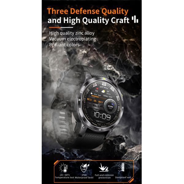NX18 Pro 1.5-inch AMOLED Smart Watch with GPS Tracker and IP68 Waterproof
