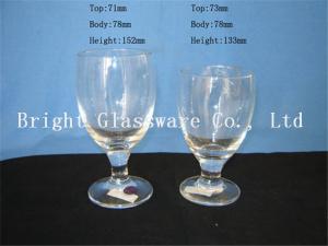 Quality clear Water Goblets, wine goblet glass sale wholesale
