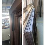 Anti Scratch Aluminium Top Hung Double Glazed Windows ODM