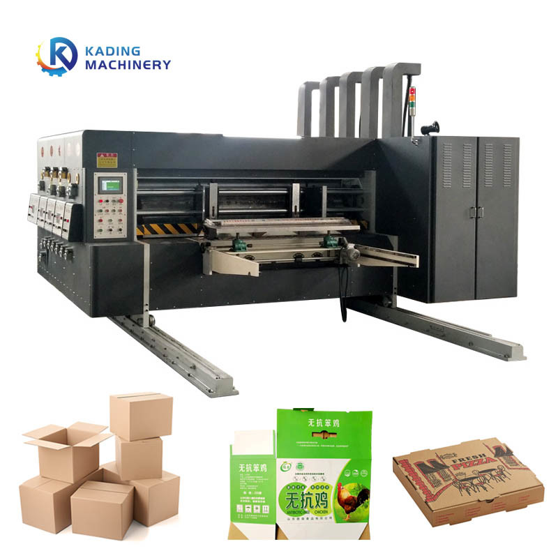 Automatic Feeding Corrugated Cardboard Printer For Making Pizza Boxes