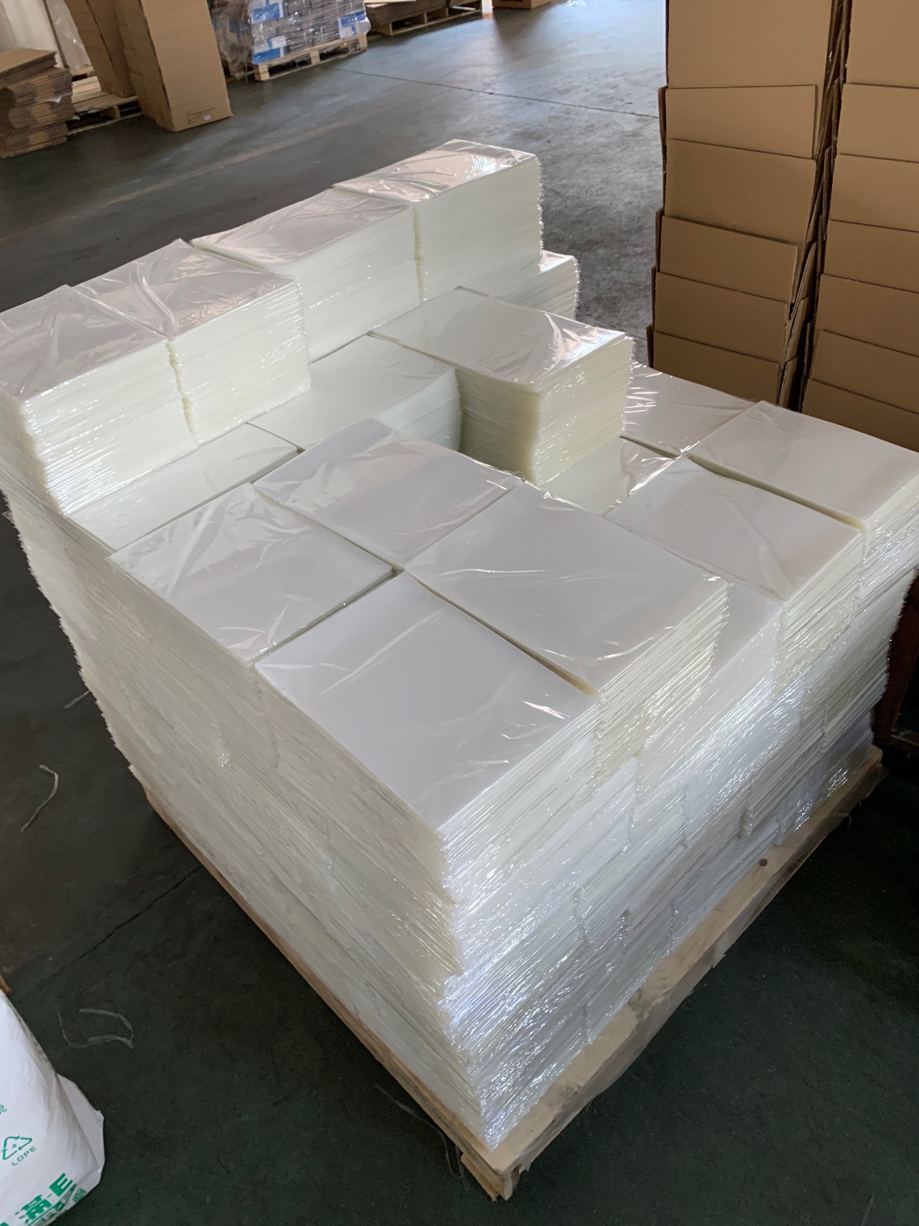 A3 A4 Size 80mic 100mic 125mic Gloss PET laminating pouches lamination pouches