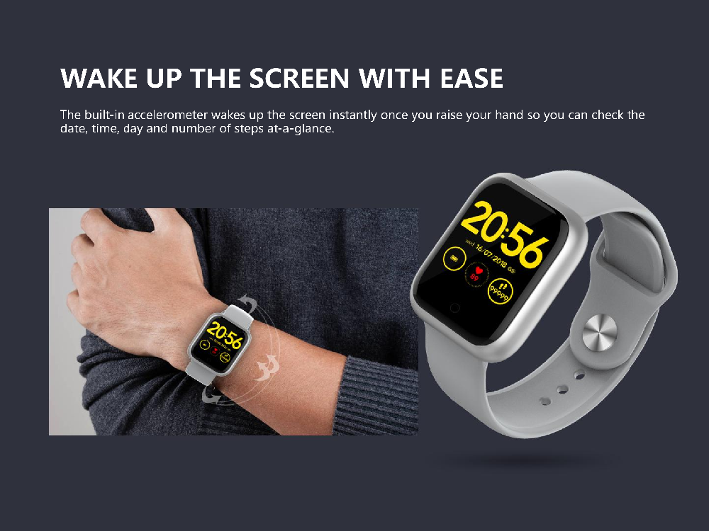 1MORE Omthing E-Joy Smart Watch Heart Rate Health Sleep Monitoring Wristband Waterproof Wearable Omthing Smart Watch