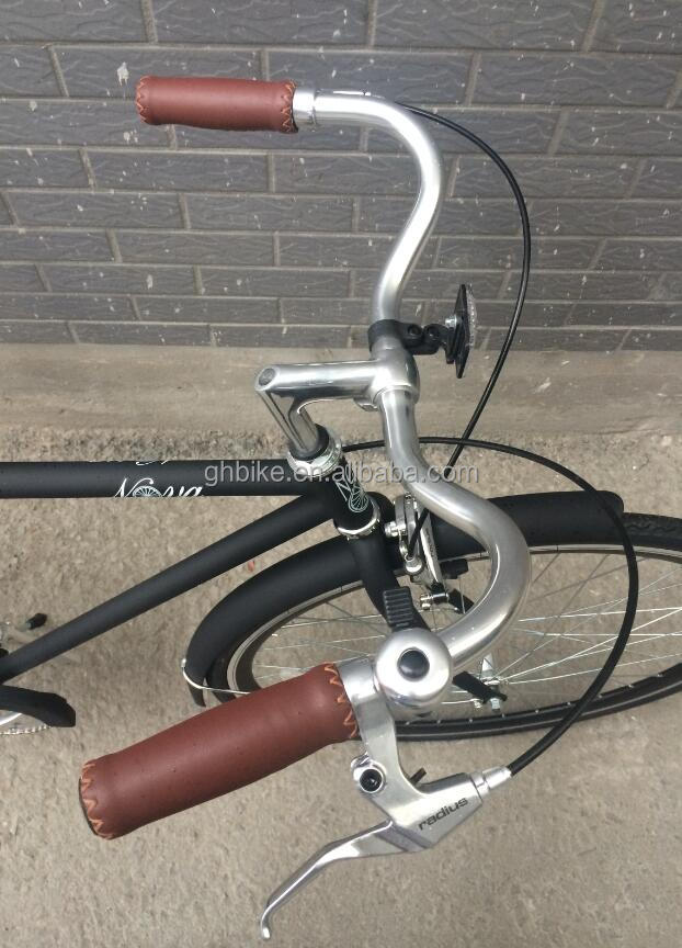 CE Hi-Ten Steel Frame Single Speed Street Holland Traditional Adult Men City Bicycle