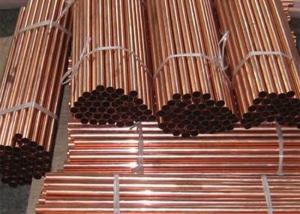 China 1.2mm 1.25mm Copper Pipe Tube C10100 C10200 C11000 99.9% Pure on sale