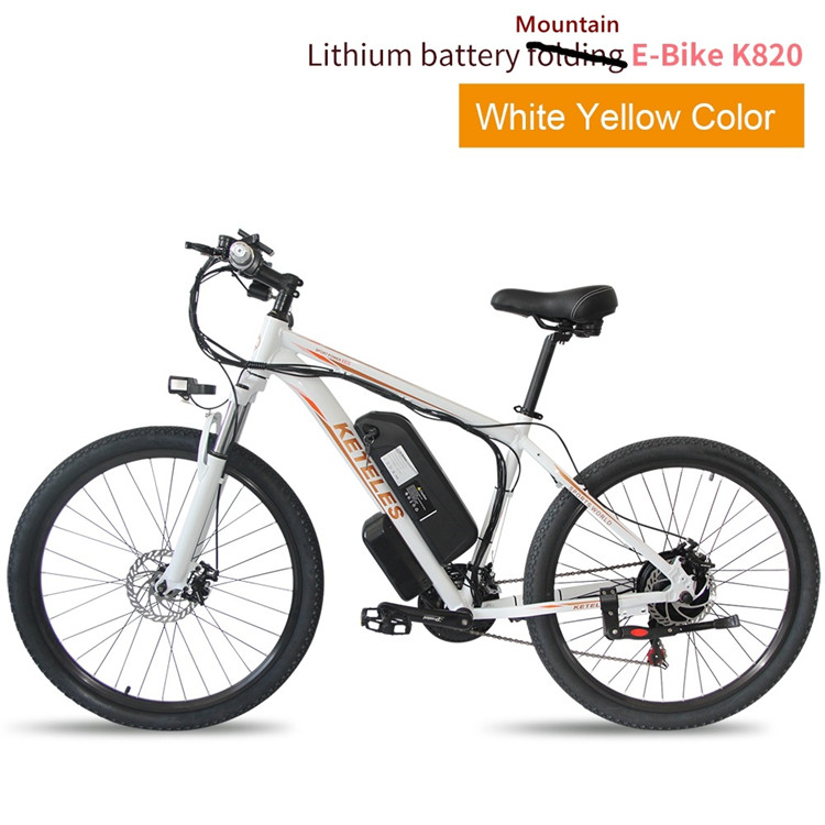 K820 26 Inch Electric Mountain Bike , 40km/H E Bike Mtb Full Suspension