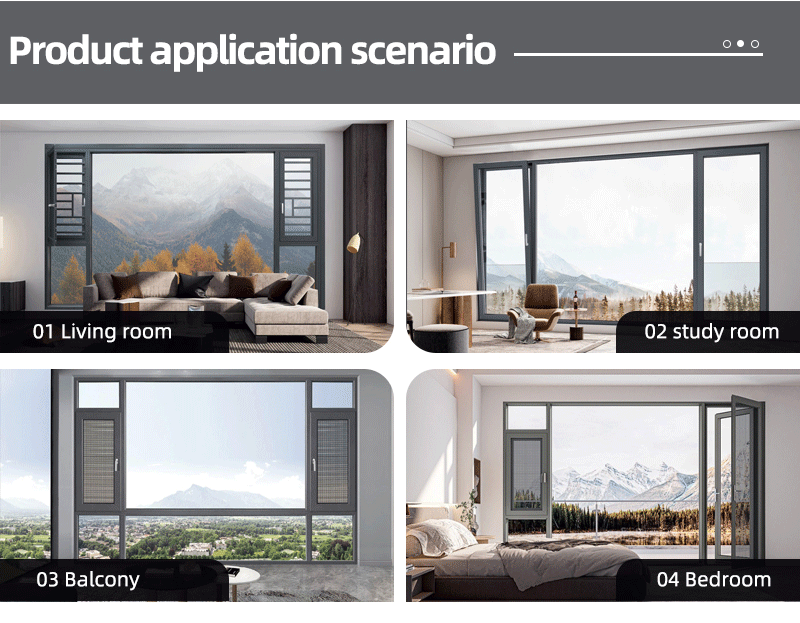 high quality factory Florida Approval Housing Fixed Window Big hurricane Proof laminated Glass Window