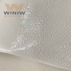 Quality Antibacterial Shoes Synthetic Leather PU Coated Microfiber Shoe Lining Fabric wholesale
