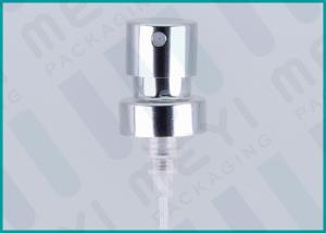 Quality Silver Perfume Atomizer Pump / Finger Pump Sprayer With 0.06 - 0.07cc Dosage wholesale
