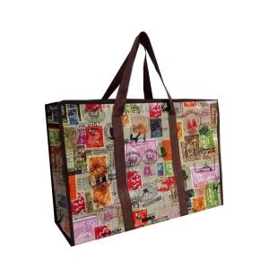 China CMYK 180g Non Woven Shopping Bag Custom Non Woven Bags For Shopping With Folding Handle on sale