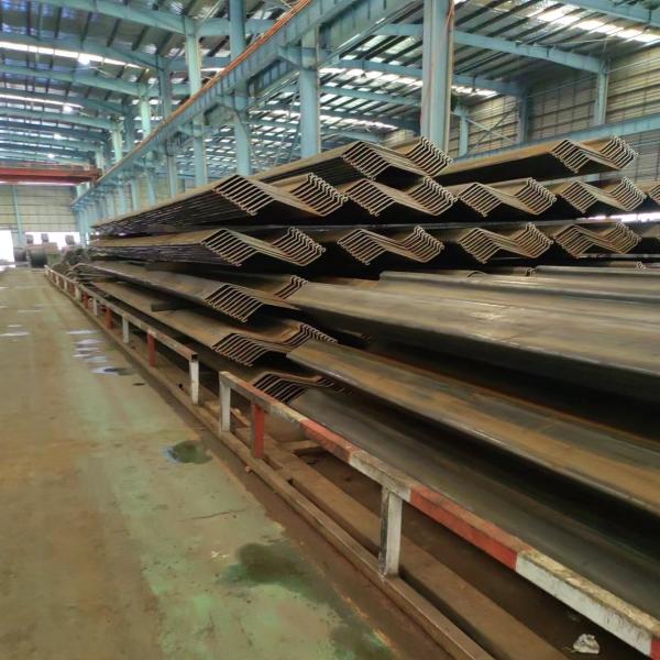 Steel Plate Pile Thickness 4.0 - 12.0mm in 6m Length Grade S355GP Q355B ST37-2