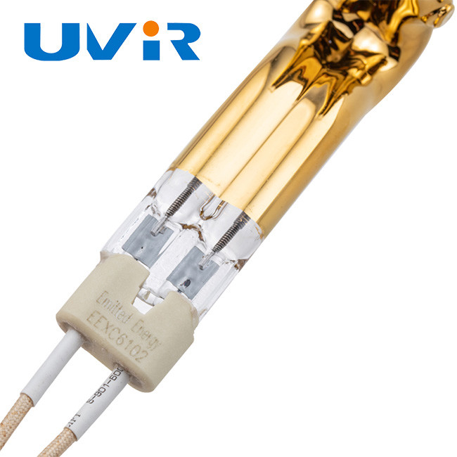 L-Type Quartz Tube Tungsten Filament Infrared Heater Lamp Twin Tube Short Wave IR Lamp