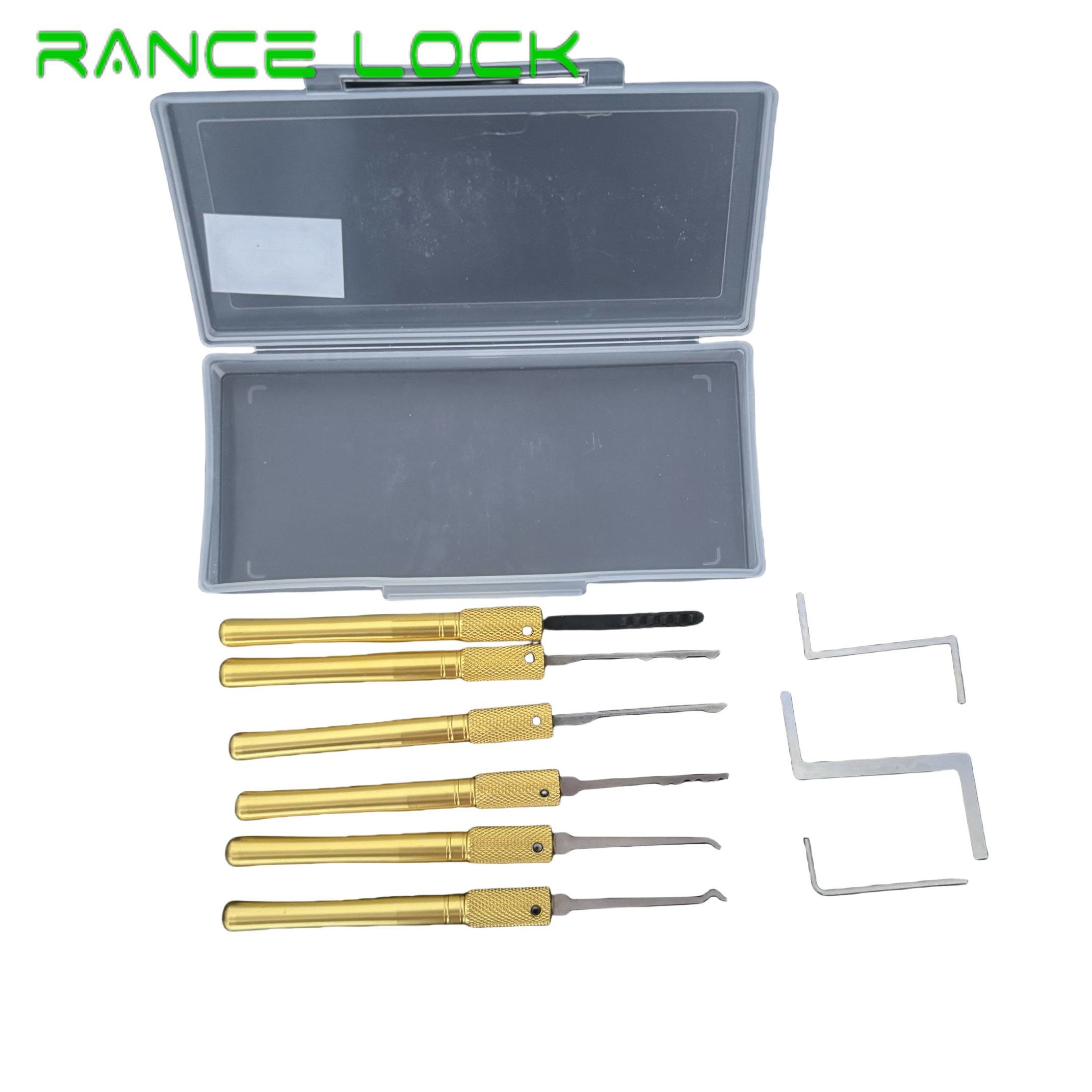 Quality Stainless Steel Broken Key Remover 6pcs Professional Lock Pick Set wholesale