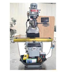Quality OEM Turret Head Metal Universal Milling Machine 3HP 2.2KW wholesale