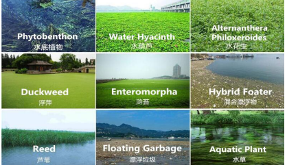 2250mm 2000m2/h Reed Aquatic Weed Harvester Ship Grass Cutting Boat